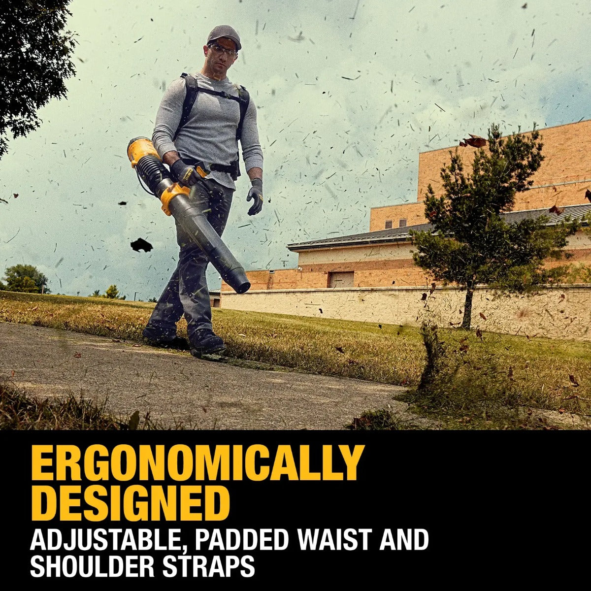 DeWalt DCBL570Y2 - 60V MAX* FLEXVOLT Brushless Cordless Backpack Blower Kit (12.0Ah)