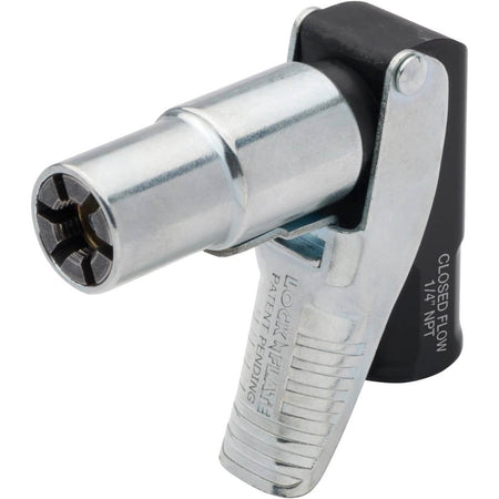 LockNLube LNL65012 - LockNFlate 90-Degree Locking Air Chuck (Closed Flow)