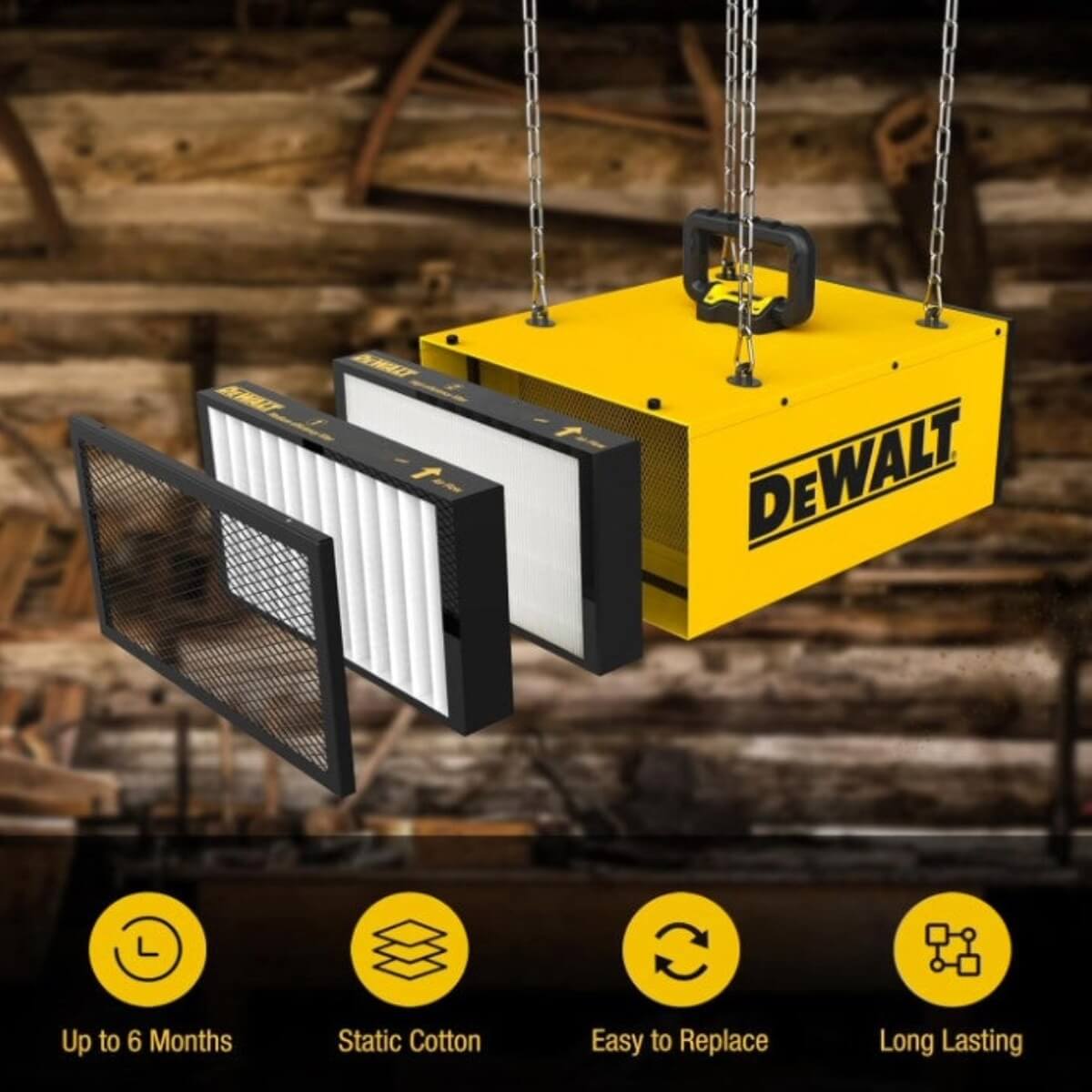 DEWALT DXVC3903 - High-Efficiency H11 Replacement Filter for DWXAF101
