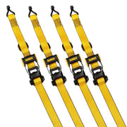 DEWALT DXBC30004 - 1.25 in. x 16 ft. Ratchet Tie-Down Straps (4-Pack)