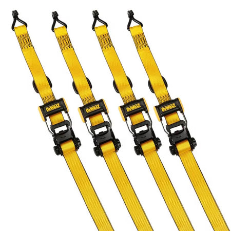 DEWALT DXBC30004 - 1.25 in. x 16 ft. Ratchet Tie-Down Straps (4-Pack)
