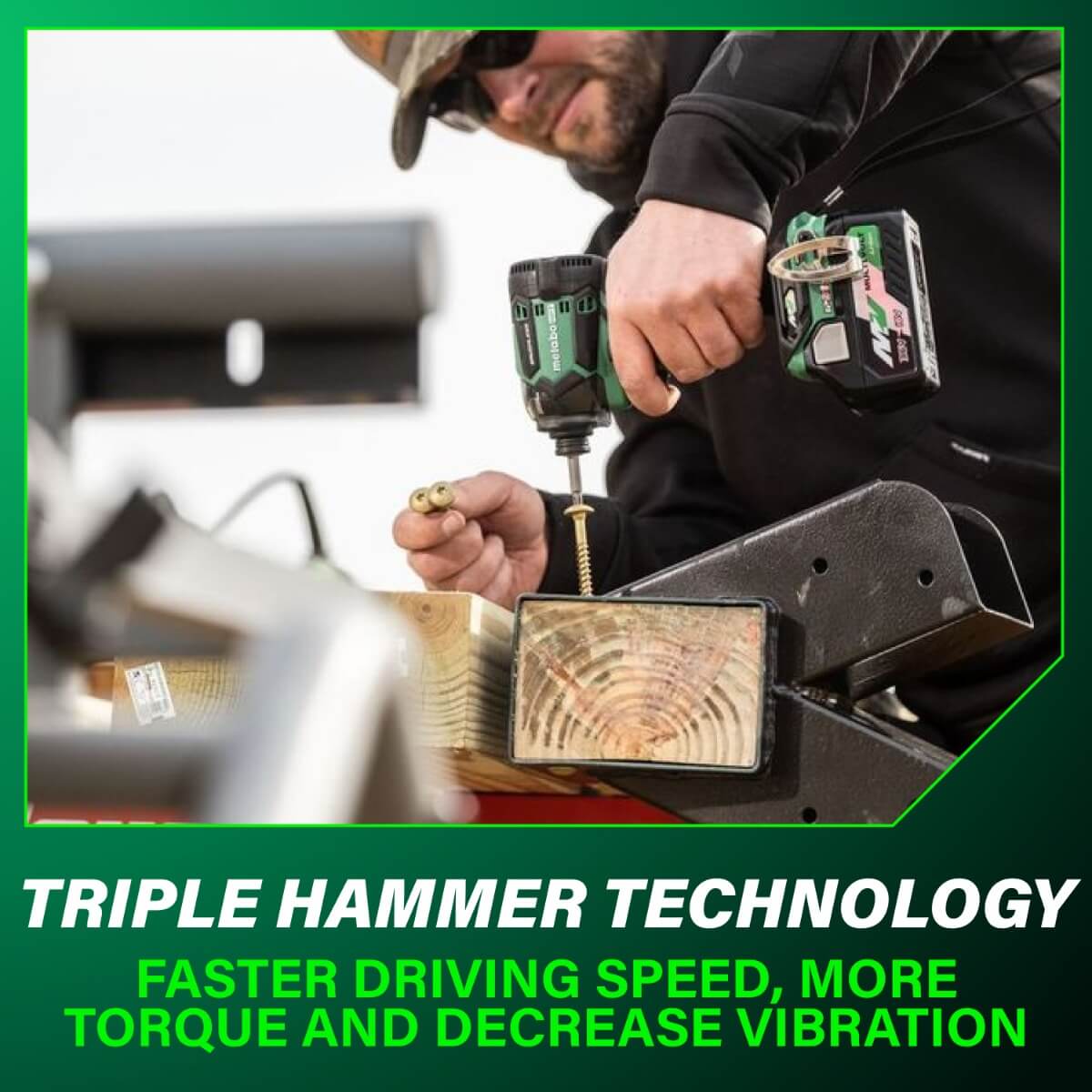 METABO HPT WH36DCM - 36V MultiVolt Triple Hammer Impact Driver Kit