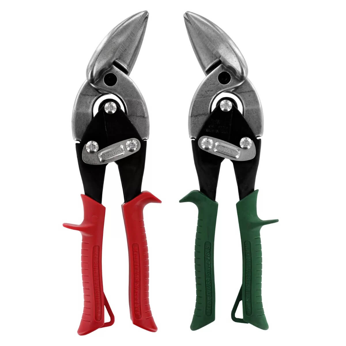MIDWEST MWT-6510C - Power Cutter Offset Aviation Snip 2-Piece Set (Left and Right Cut)