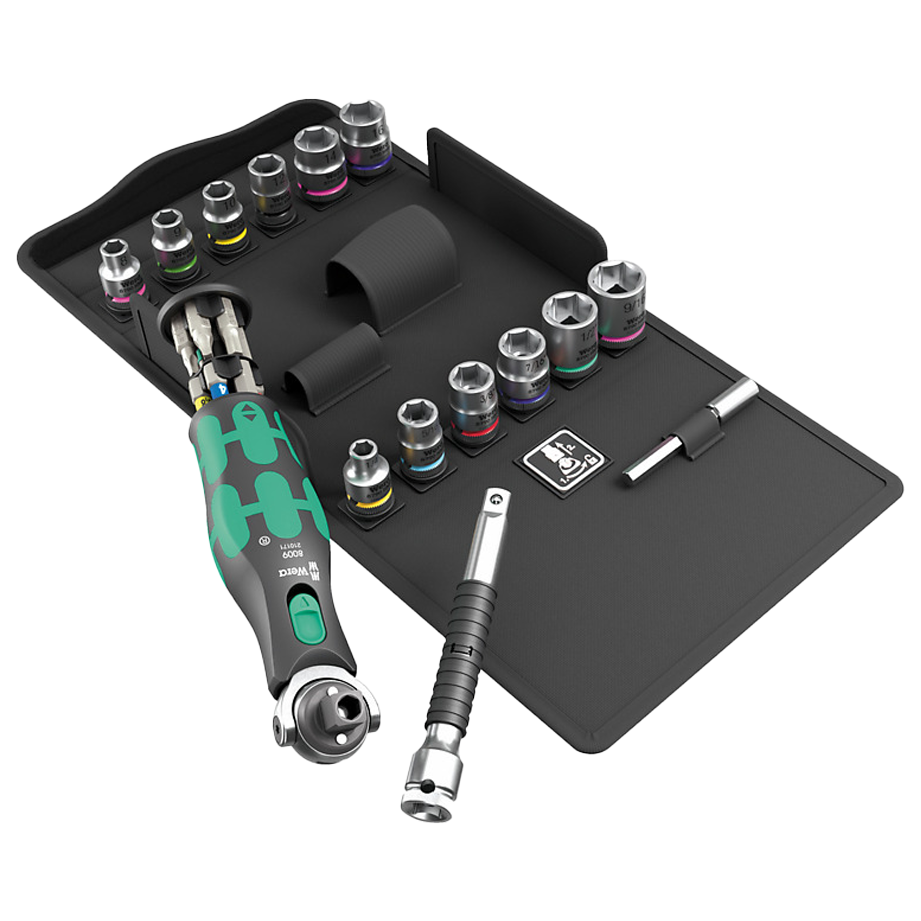 Wera 8009 Zyklop 27Pc Pocket Set - WER-004285