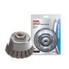 Pearl Abrasive CLWBK458E - EXV 4-Inch Knot Cup Wire Brush - 5/8-11 Thread