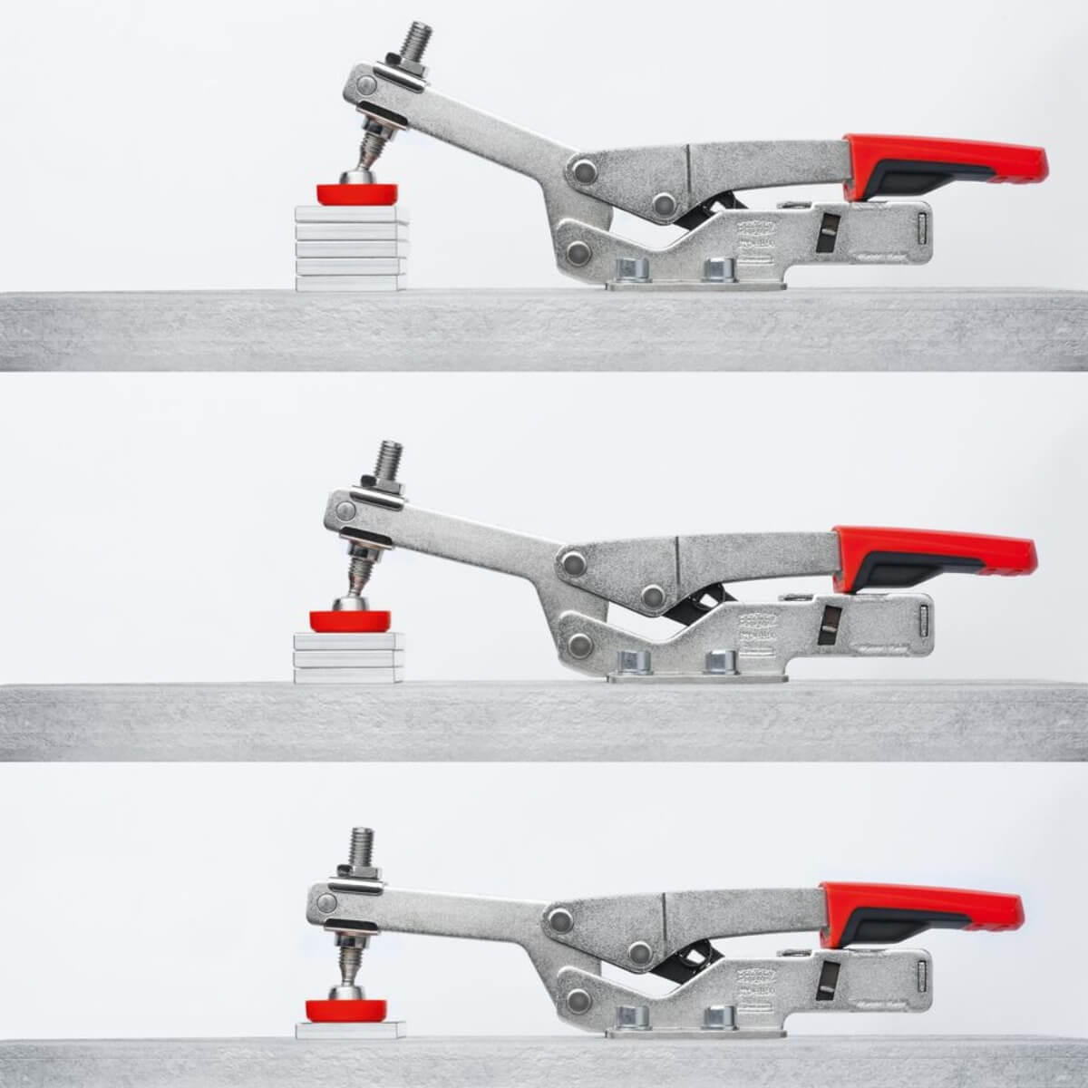 BESSEY STC-VH20 - Vertical Auto-Adjust Toggle Clamp with Horizontal Base Plate