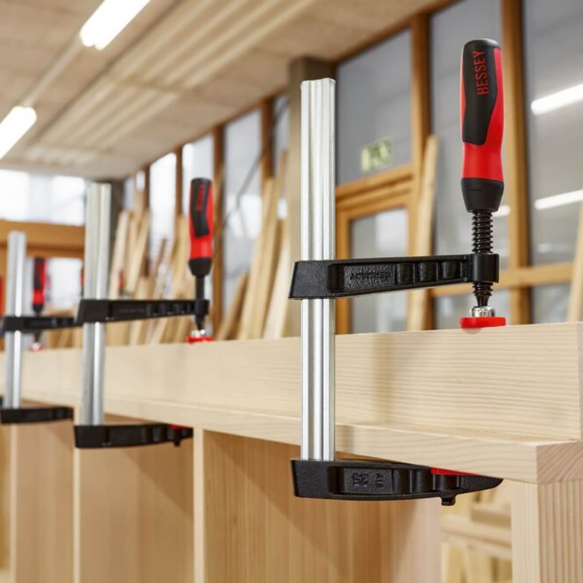 BESSEY TG7.016+2K - 16" Clamp Woodworking F-style 2K Handle