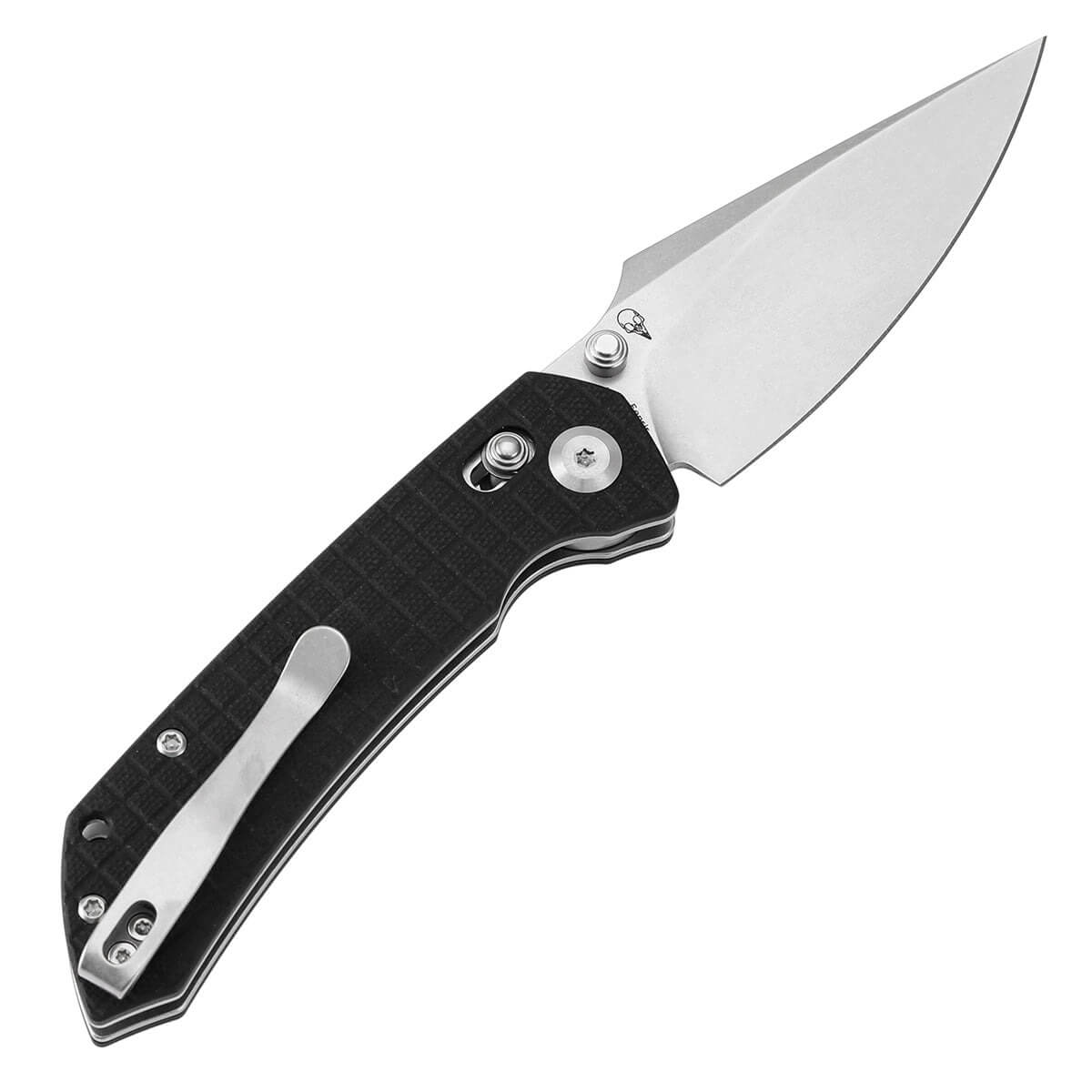 TENABLE TEN-T1034V7 - Fenrir Crossbar Lock Folding Knife - Black G10 Frag