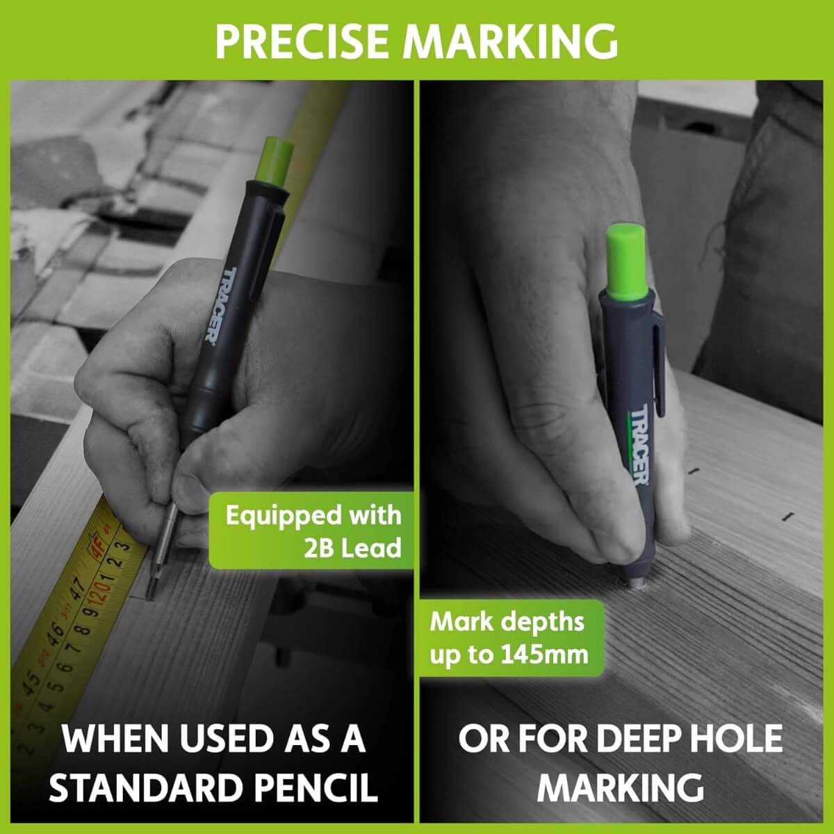 OX ACG2 - Tracer 10" Contour Gauge with Deep Hole Pencil