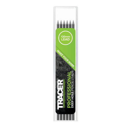 TRACER ALH1 - Mechanical Carpenter Pencils Set with Replacement Lead (6 Pack)