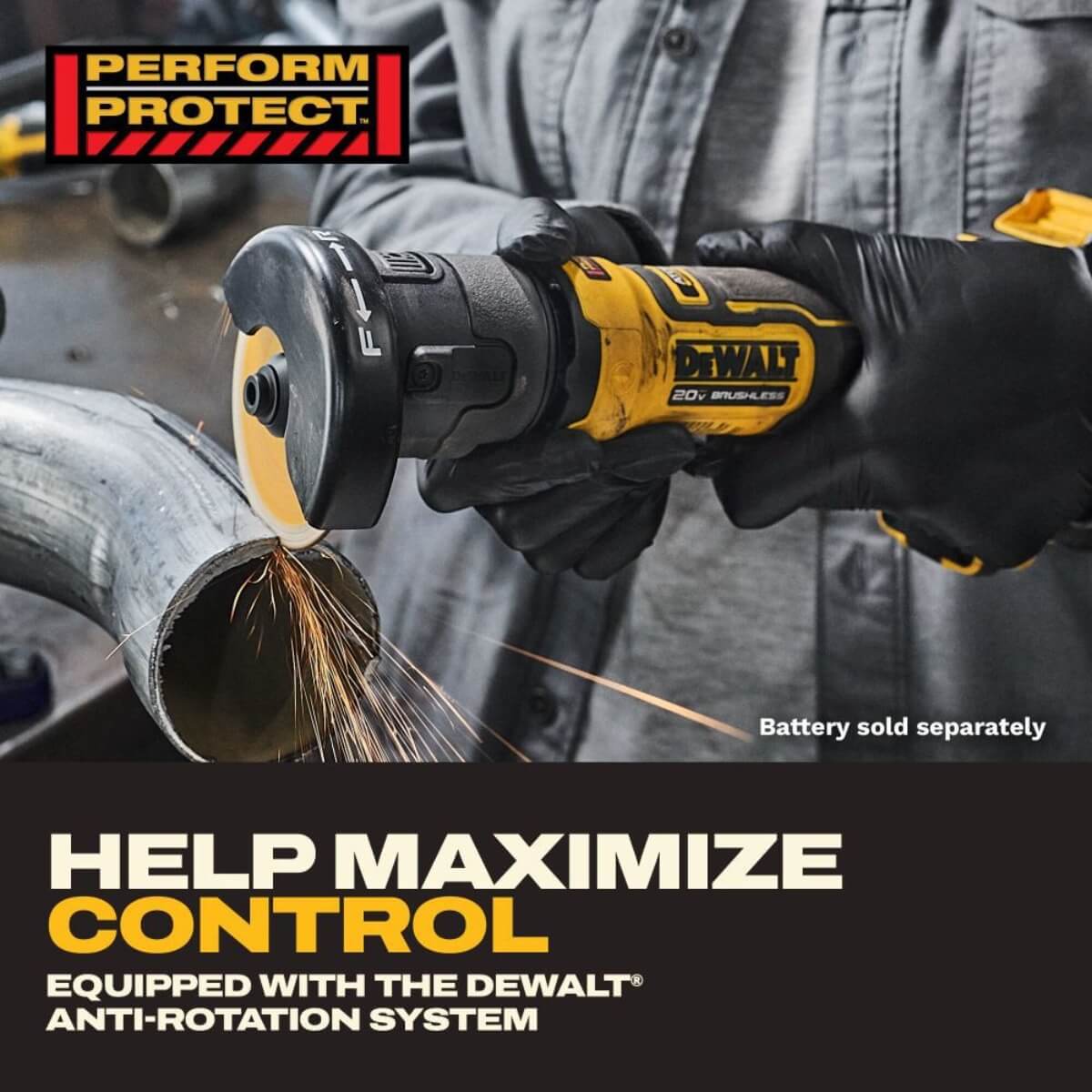 DEWALT DCG430B - ATOMIC™ 20V MAX* Brushless 3 in. Cut-Off Tool (Bare Tool)