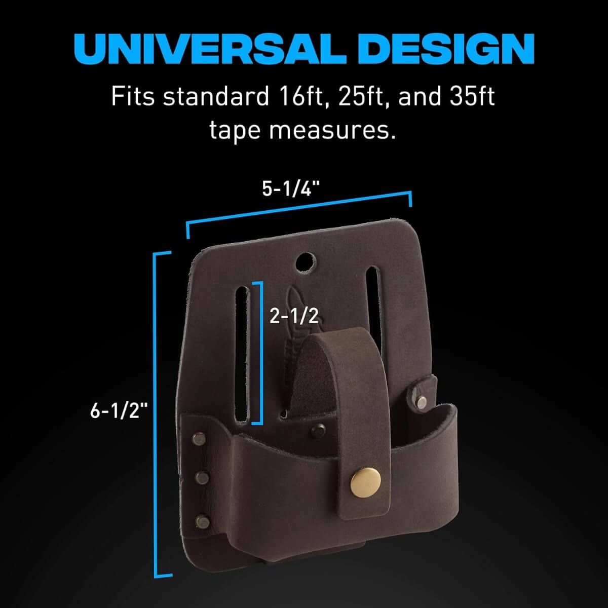 OX OX-P263403 - Pro Leather Tape Measure Pouch - Oil Tanned