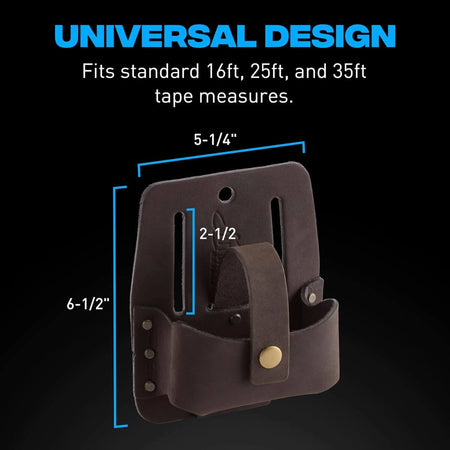 OX OX-P263403 - Pro Leather Tape Measure Pouch - Oil Tanned