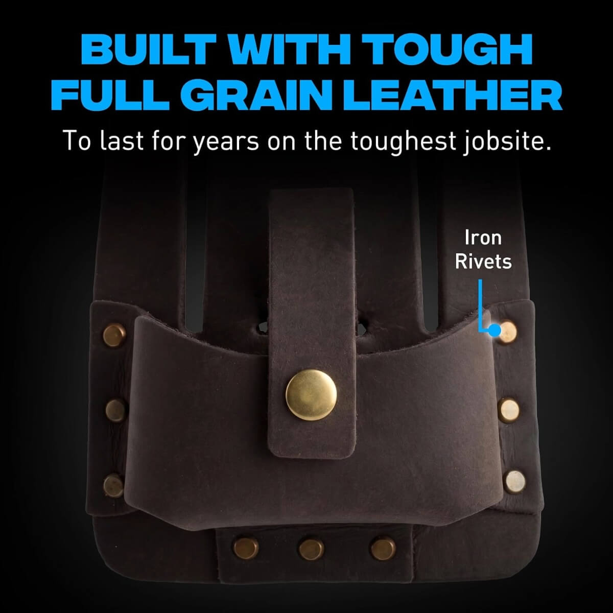 OX OX-P263403 - Pro Leather Tape Measure Pouch - Oil Tanned