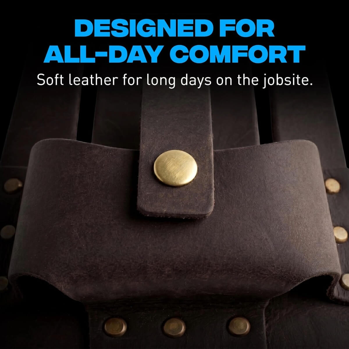 OX OX-P263403 - Pro Leather Tape Measure Pouch - Oil Tanned