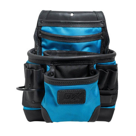 OX OX-U268501 - Ultimate 10-Pocket Leather & Nylon Fastener Pouch with Kevlar Reinforcement