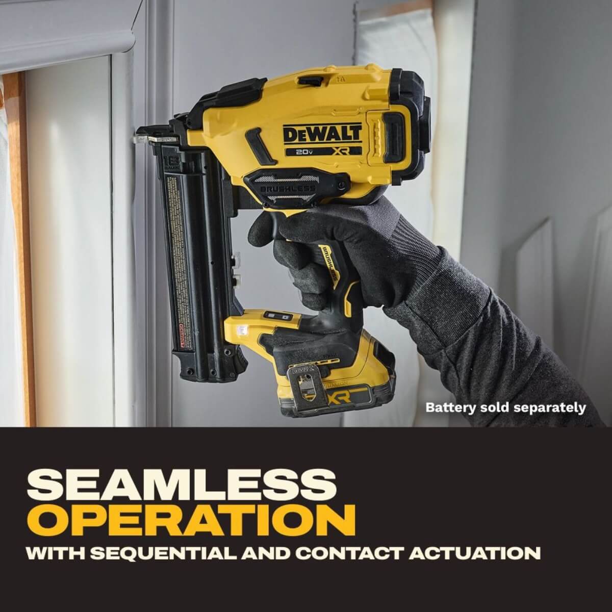 DEWALT DCN210B - 20V MAX* XR® Cordless 18GA Brad Nailer (Tool Only)