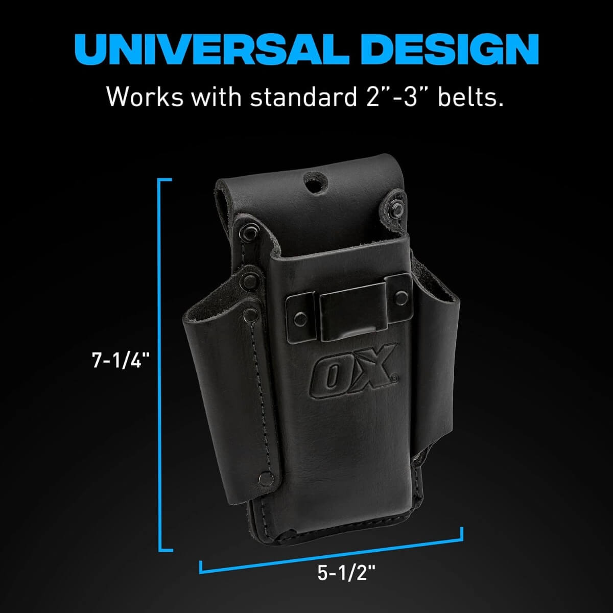 OX OX-U268801 - Ultimate Leather & Nylon Multipurpose Tool Holder
