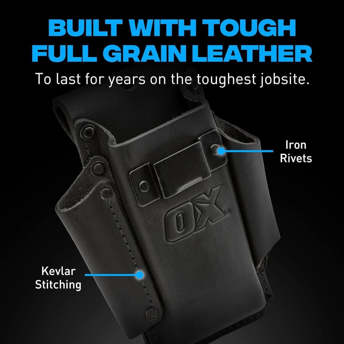 OX OX-U268801 - Ultimate Leather & Nylon Multipurpose Tool Holder