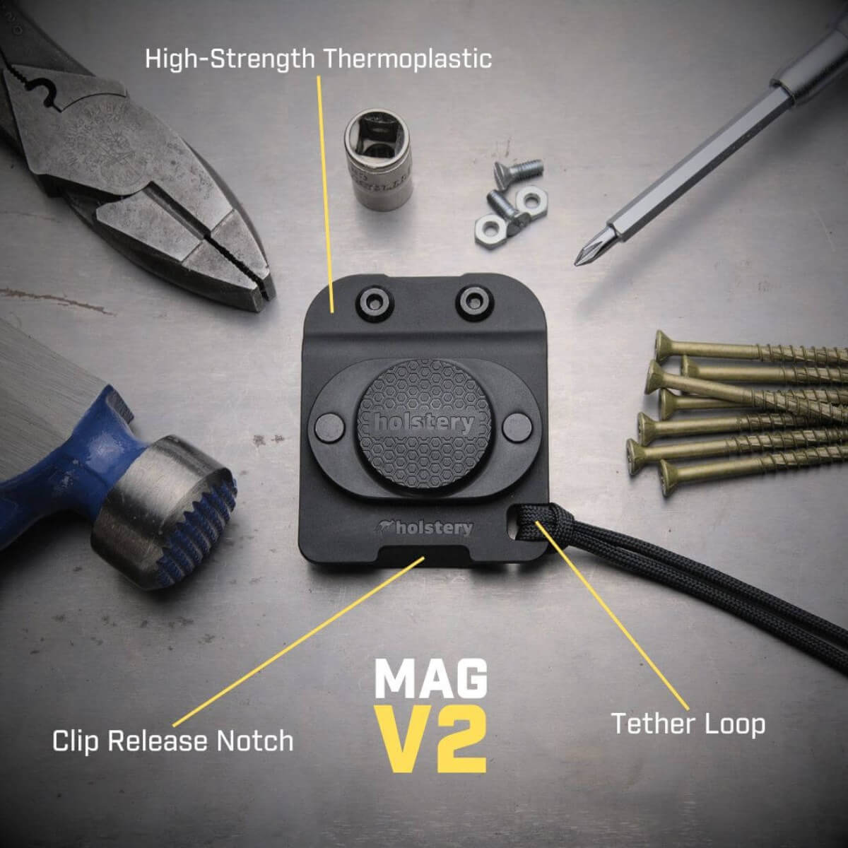 HOLSTERY HLSTR-MAG-V2 - MagMaster V2 Magnetic Tool Holder