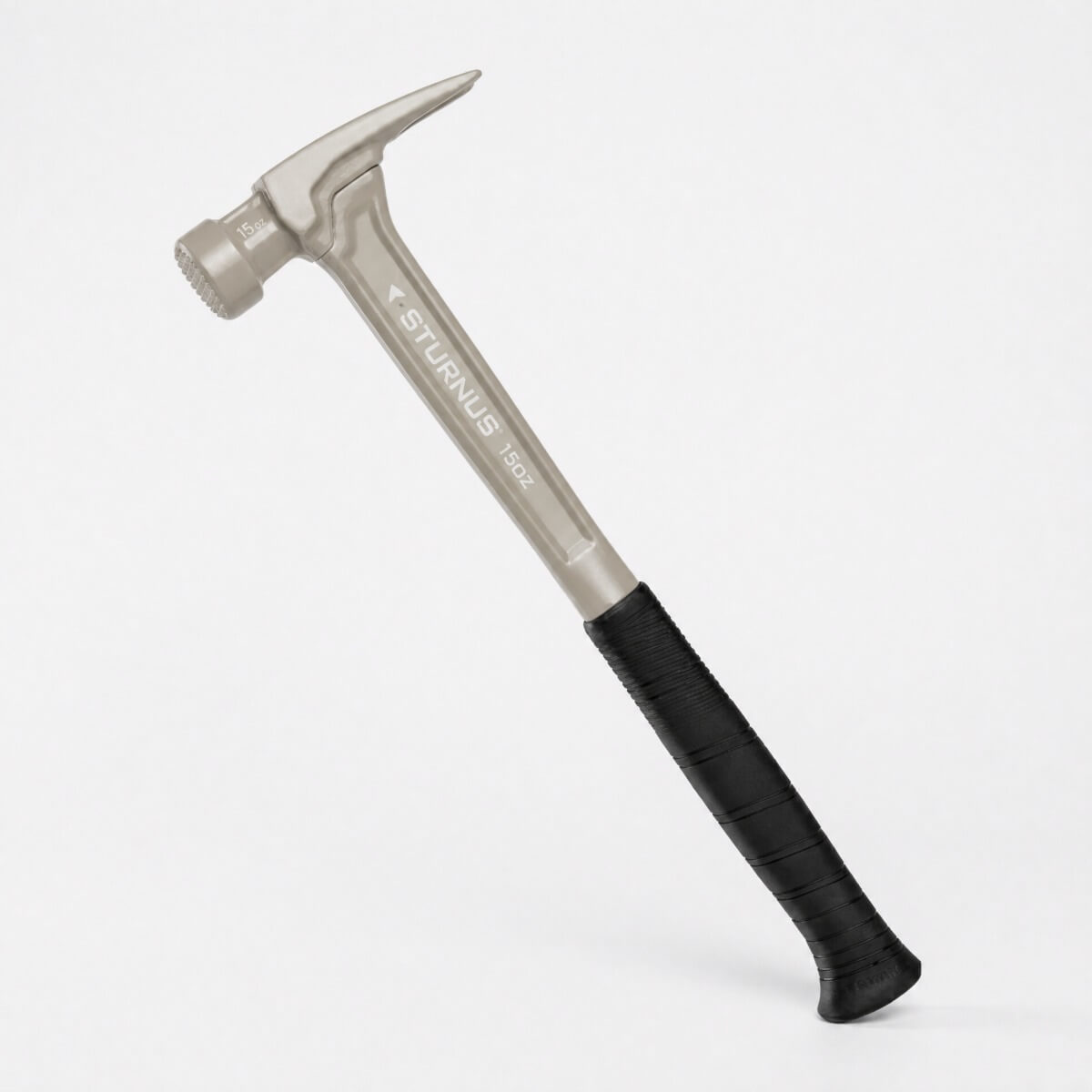 STURNUS SP15OZ-M-LH-P03 - Velocity 15oz Milled Face Rip Claw Hammer - Long Handle, Silver