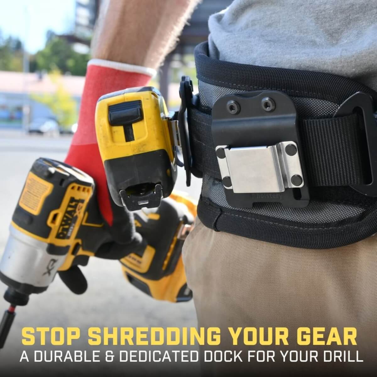 HOLSTERY HLSTR-DRIVER-V2 - DriverMaster Clip-On Drill Holster