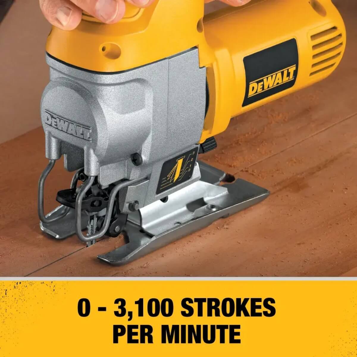 DEWALT DW317 - 5.5 Amp Variable Speed Orbital Jig Saw