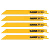DEWALT DW4821 - 8-Inch 18 TPI Bi-Metal Reciprocating Saw Blade (5-Pack)