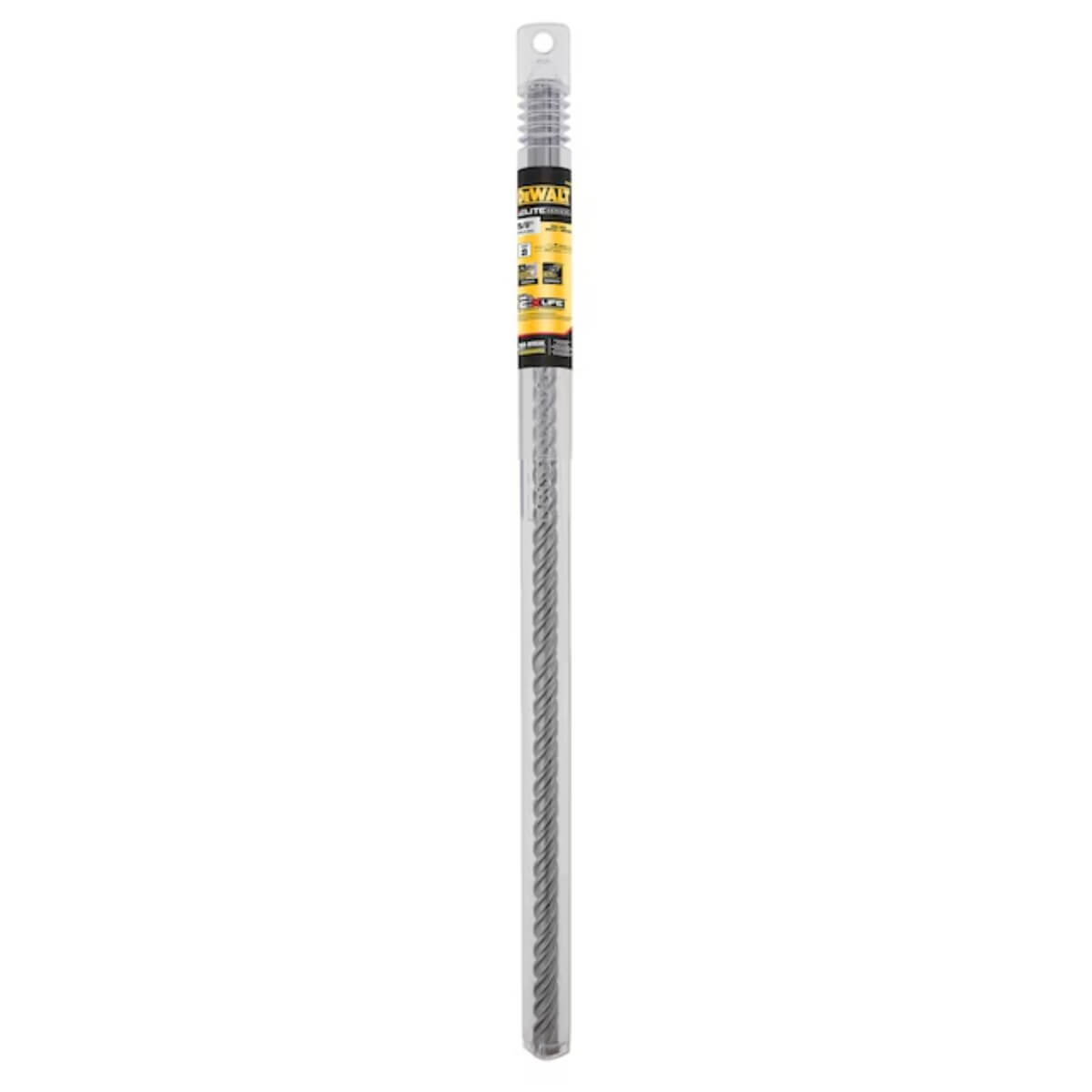 DEWALT DW5809NC - 5/8-in x 16-in x 21-1/2-in SDS Max High Impact 4-Cutter Carbide Drill Bit