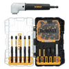 DEWALT DWAFT30RASETC - 30-Piece FLEXTORQ® Impact Ready Screwdriving Bit Set with Right Angle Attachment