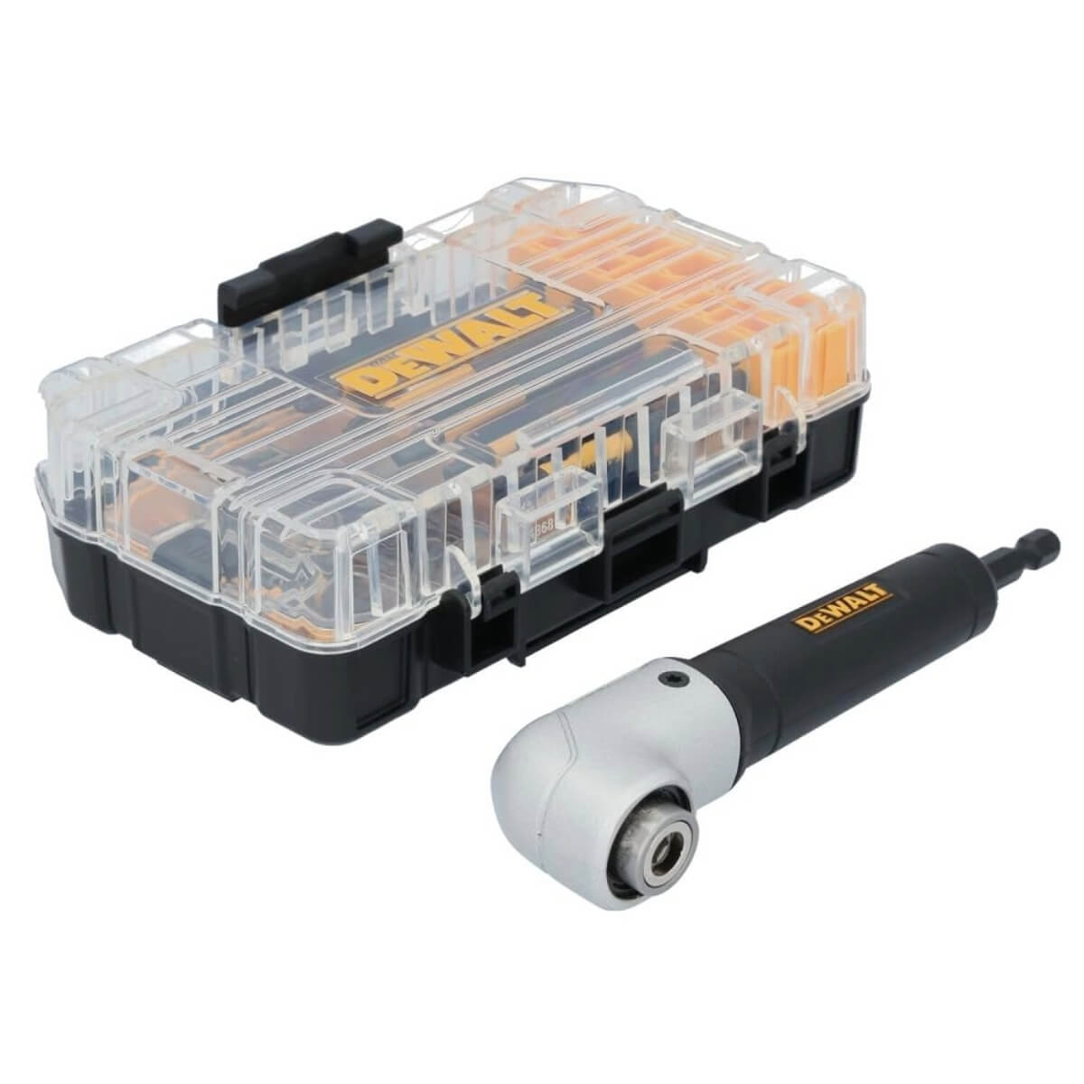 DEWALT DWAFT30RASETC - 30-Piece FLEXTORQ® Impact Ready Screwdriving Bit Set with Right Angle Attachment