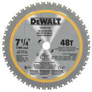DEWALT DWAM71448 - 7-1/4 in. 48-Tooth Metal Cutting Circular Saw Blade