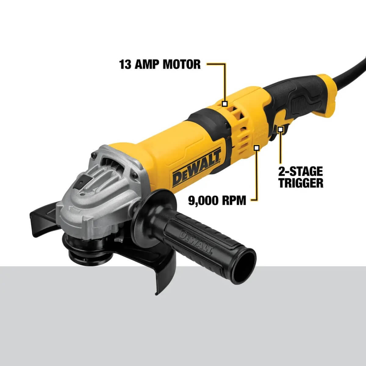 DEWALT DWE43116 - 4-1/2 in. - 6 in. High Performance Trigger Switch Grinder