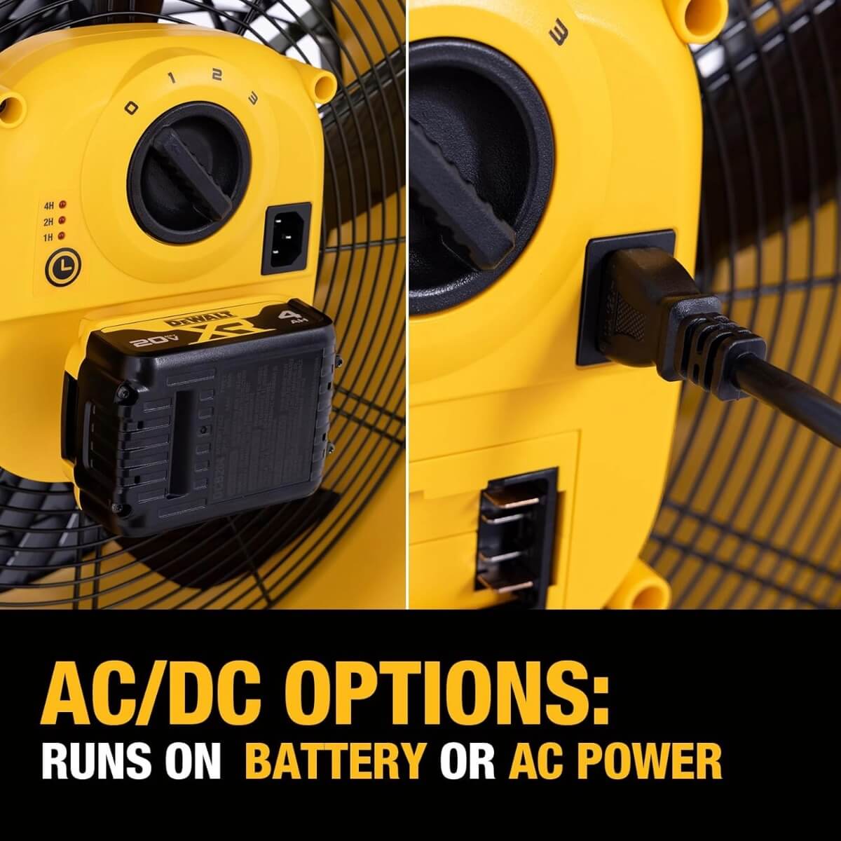 DEWALT DXF1850B - 18" High-Velocity Industrial Floor Fan
