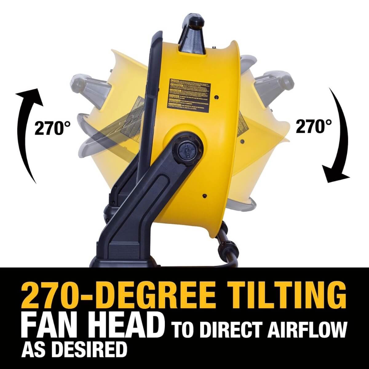 DEWALT DXF1850B - 18" High-Velocity Industrial Floor Fan