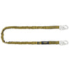 DEWALT DXFP612111 - 6' Internal Energy Absorber Single Leg Lanyard with Steel Snap Hooks