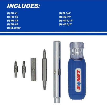 LENOX LXHT68000N - 9-in-1 Multi-Bit Screwdriver