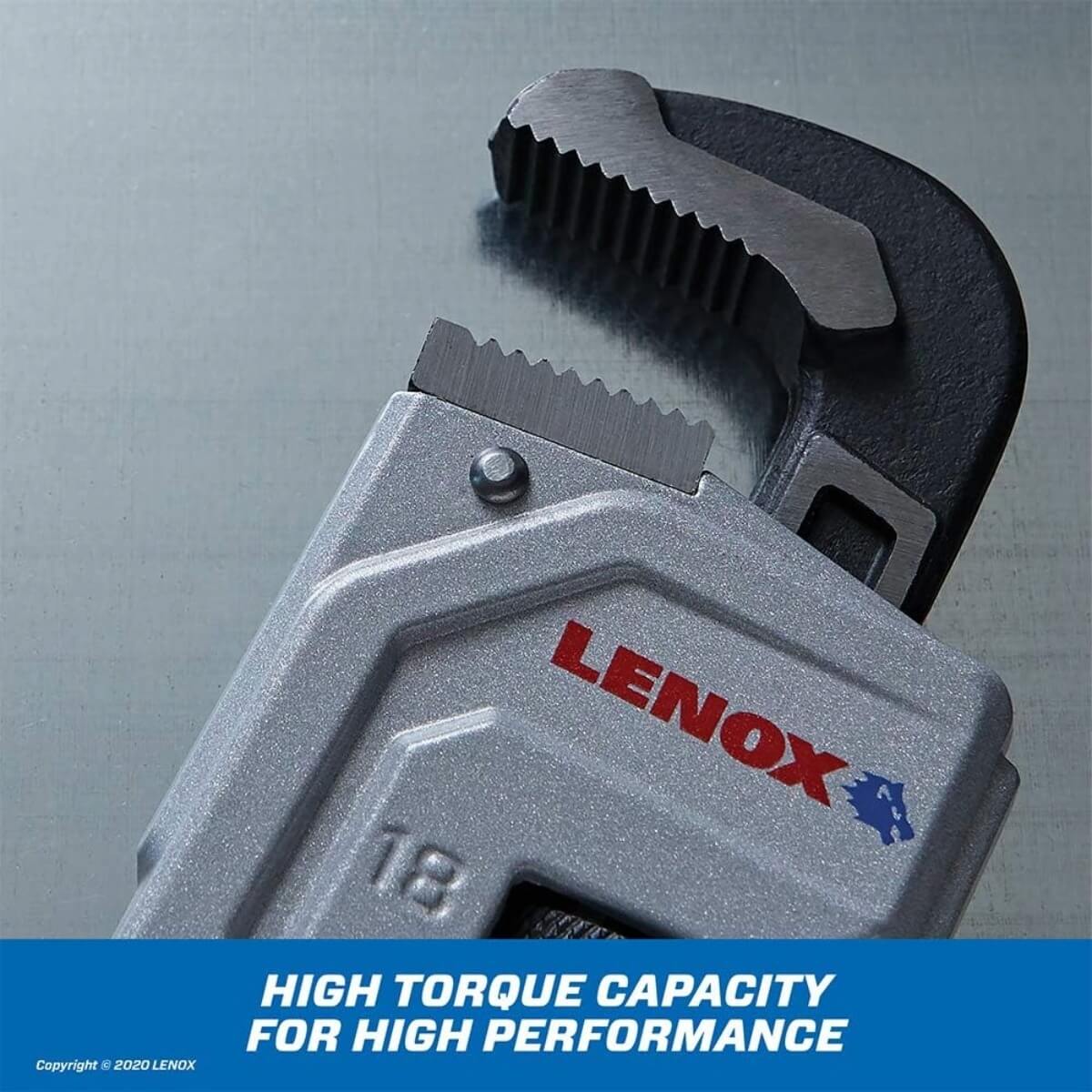 LENOX LXHT90618 - 18-Inch Aluminum Pipe Wrench