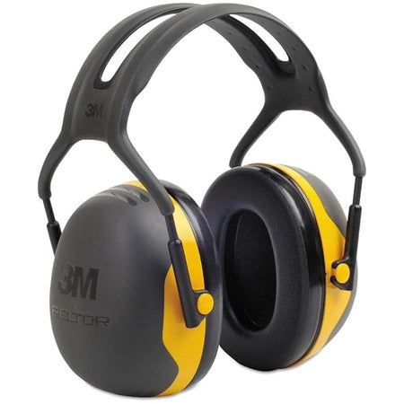 3M X2A - Peltor X-Series Over-the-Head Earmuffs, 24 dB, Yellow/Black