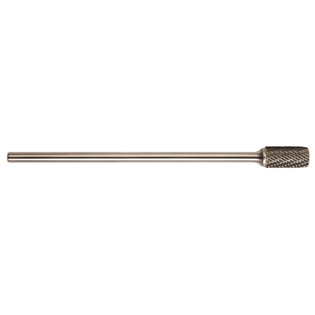 DRILLCO - (SA-3L6) Cylindrical Carbide Bur - 6" Extra Long Shank, Double Cut