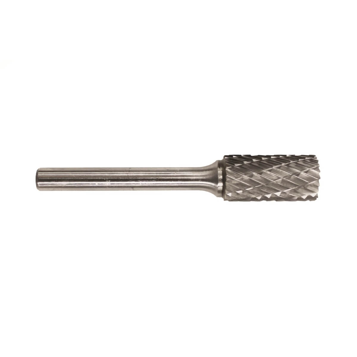 DRILLCO WAL-7B132BDC - 1/2" x 1" Double Cut Solid Carbide Burr - SB-5 Cylindrical with End Cut