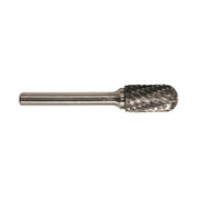 DRILLCO - 1/4" x 5/8" Cylindrical Ball Nose Carbide Burr - Double Cut SC-1