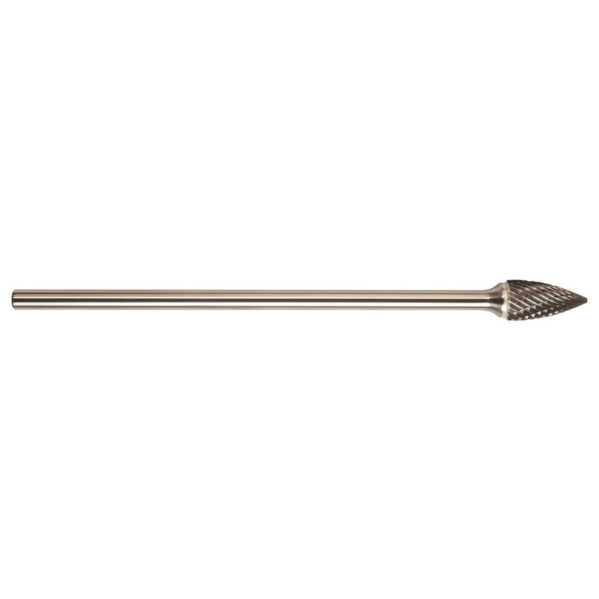 DRILLCO - SG-3L6 Tree Pointed Solid Carbide Bur - 6" Long Shank
