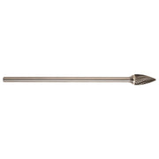 DRILLCO - SG-3L6 Tree Pointed Solid Carbide Bur - 6" Long Shank