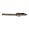 DRILLCO - 7000L Series Solid Carbide Double Cut Long Reach Bur - SL-1 Ballnose Cone