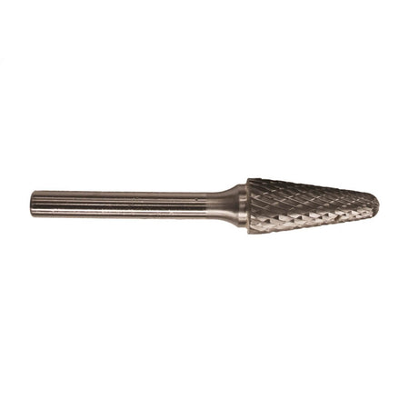 DRILLCO - 7000L Series Solid Carbide Double Cut Long Reach Bur - SL-1 Ballnose Cone