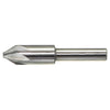 DRILLCO WAL-39E116B - 1/4" HSS 82° 6-Flute Chatterless Countersink