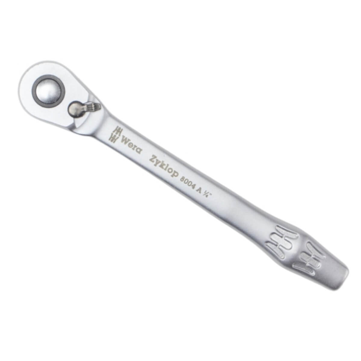 WERA WER-004004 - 8004 A Zyklop Metal Ratchet with Switch Lever, 1/4" Drive
