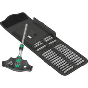 WERA WER-057473 - Kraftform Kompakt 400 RA Imperial Set 1, 17-Piece Ratcheting T-Handle Set