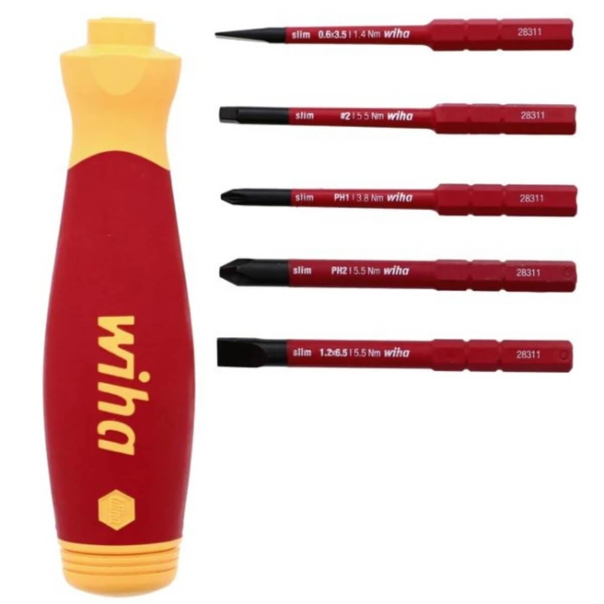 WIHA WIH-28345 - Insulated SlimLine Slotted Blade 3.0mm x 75mm